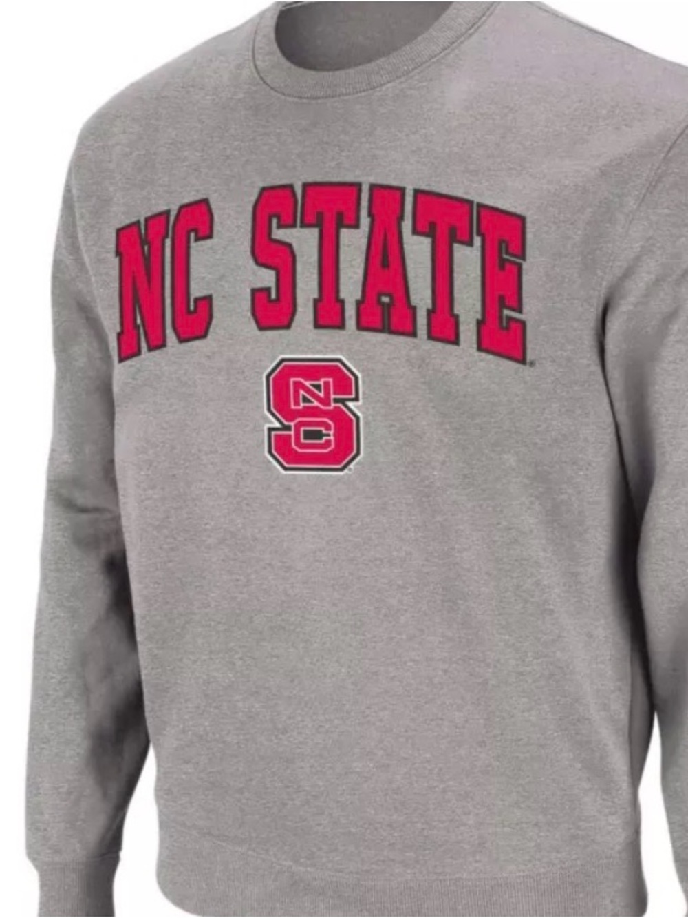 NCAA NC State Wolfpack Arch & Logo Crew Neck Sweatshirt small